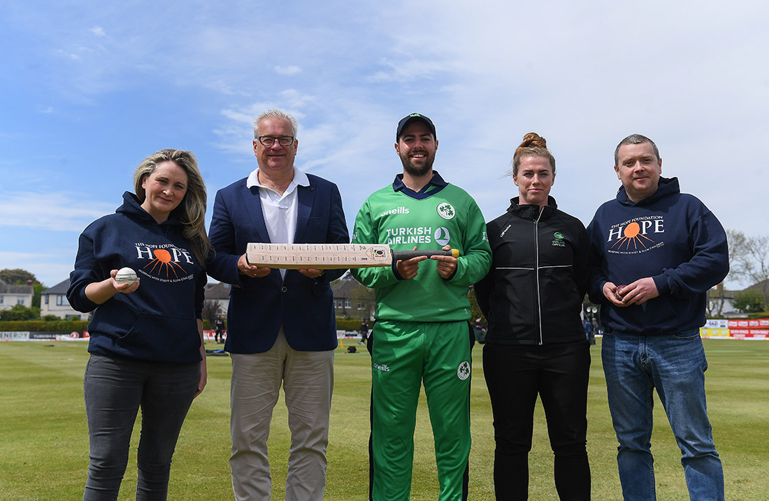 Cricket Ireland and The Hope Foundation pad up for a solid partnership