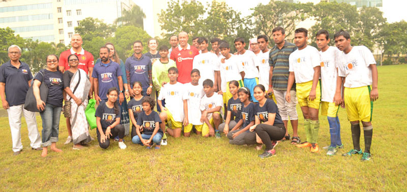 Manchester United Legends Visit Kolkata