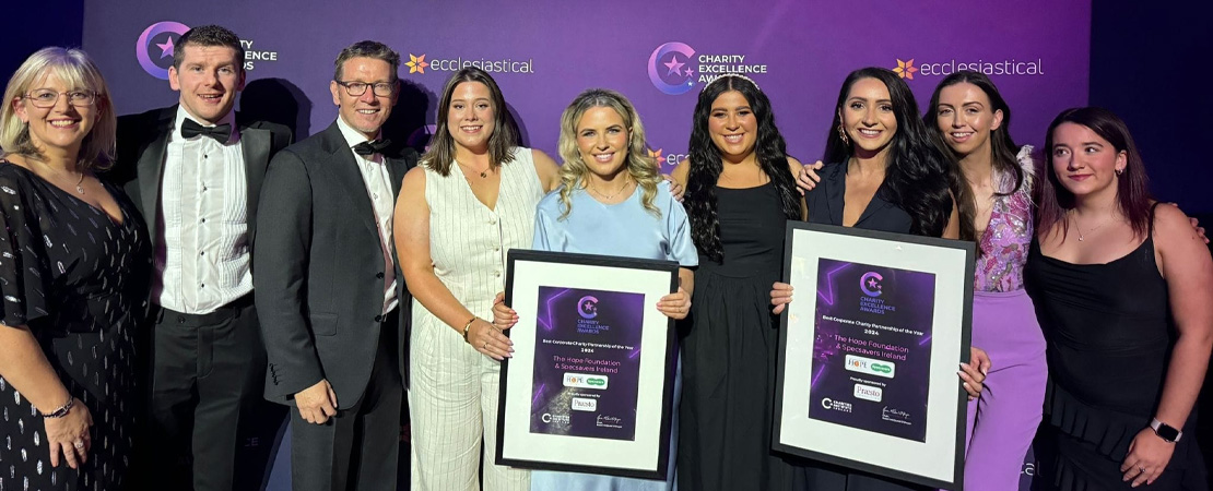 Specsavers & HOPE win Best Corporate Charity Partnership of the Year